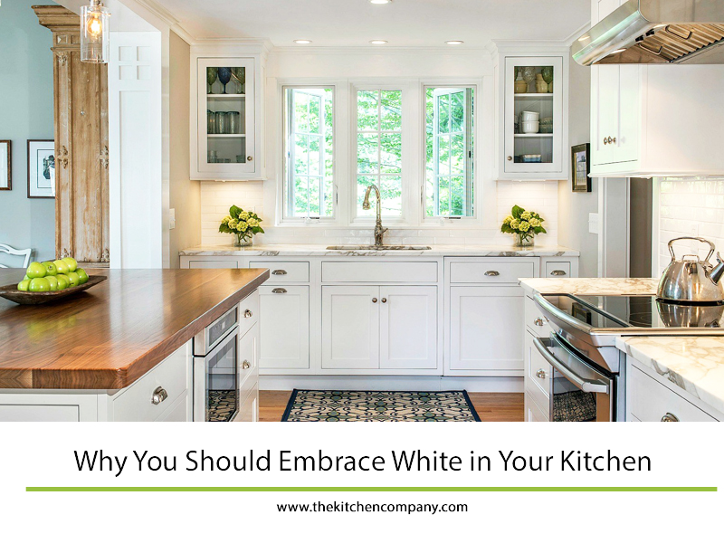 embracing white kitchen